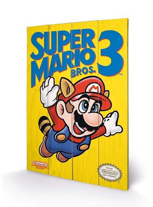 Cover for Nintendo · NINTENDO - Printing on wood 40X59 - Super Mario Br (MERCH) (2019)