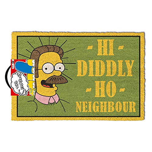 Hi Diddly Ho Neighbour - Door Mat - Simpsons - Fanituote - SIMPSONS - 5050293852508 - maanantai 1. heinäkuuta 2019