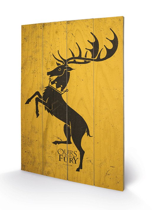 Cover for Game Of Thrones · Game Of Thrones - Baratheon (Stampa Su Legno 59X40Cm) (Toys)