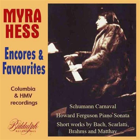 Encores & Favourites - Myra Hess - Musik - ALTO - 5055354480508 - 5. april 2019