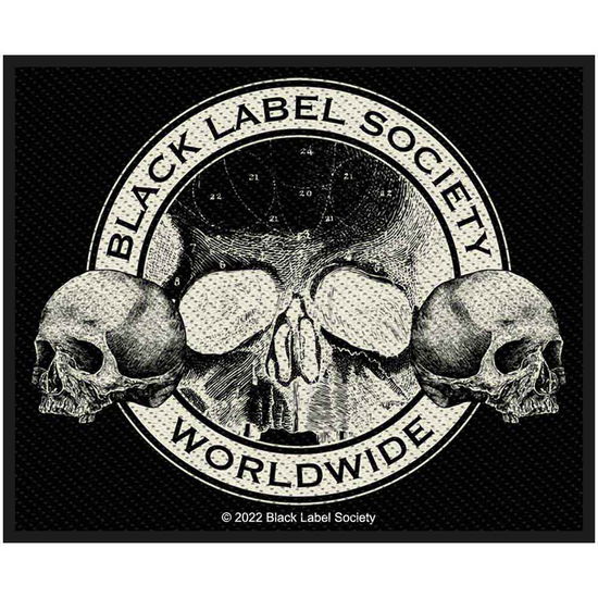 Black Label Society Standard Woven Patch: Skulls - Black Label Society - Merchandise -  - 5056365717508 - 