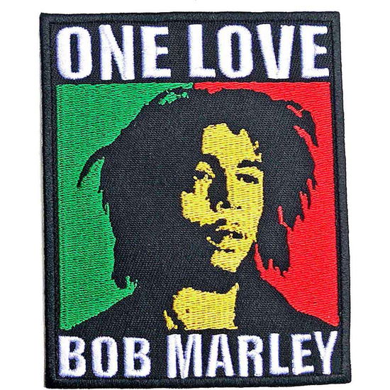 Bob Marley Standard Woven Patch: One Love - Bob Marley - Merchandise -  - 5056368633508 - 