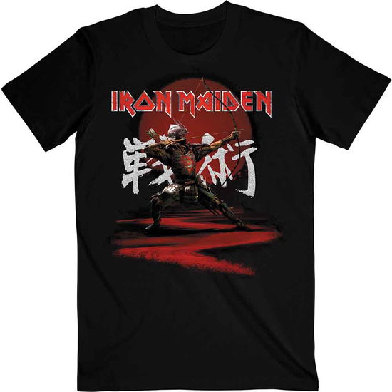 Iron Maiden Unisex T-Shirt: Senjutsu Eddie Archer Kanji - Iron Maiden - Merchandise -  - 5056368691508 - August 26, 2021