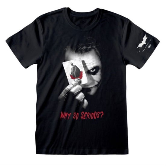 Dc The Dark Knight - Why So Serious - With Sleeve Print T Shirt - Dc - Merchandise - DC - 5056463462508 - May 1, 2024