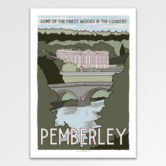 Cover for Pemberley Vintage Travel Poster A3 Art Print (MERCH) (2024)