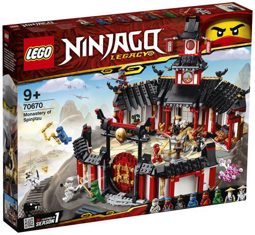 70670 Monastery of Spinjitzu - Lego Ninjago - Merchandise - Lego - 5702016367508 - 7. februar 2019
