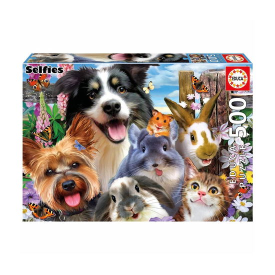 Cover for Educa · Educa - 500 Pcs - Funny Selfie Puzzle (80-19250) (Leksaker)