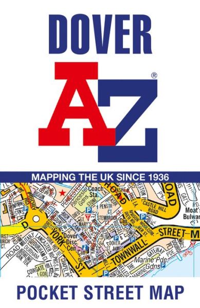 Cover for A-Z Maps · Dover A-Z Pocket Street Map (Kartor) (2023)