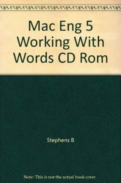Cover for Bryan Stephens · Macmillan English Level 5 Working with Words CD Rom (CD-ROM) (2012)
