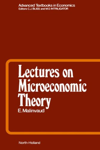 Cover for E. Malinvaud · Lectures on Microeconomic Theory - Advanced Textbooks in Economics (Hardcover Book) (1988)
