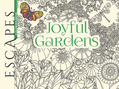 ESCAPES Joyful Gardens Coloring Book - Angela Porter - Books - Dover Publications Inc. - 9780486810508 - October 20, 2016