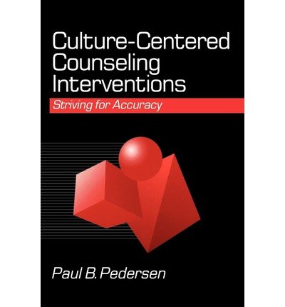 Cover for Paul B. Pedersen · Culture-Centered Counseling Interventions: Striving for Accuracy (Paperback Book) (1997)