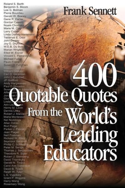 Cover for Frank Sennett · 400 Quotable Quotes From the World's Leading Educators (Paperback Bog) (2004)