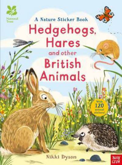 Cover for Nikki Dyson · National Trust: Hedgehogs, Hares and Other British Animals - National Trust Sticker Spotter Books (Paperback Book) (2016)