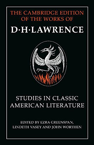 Cover for D. H. Lawrence · Studies in Classic American Literature - The Cambridge Edition of the Works of D. H. Lawrence (Paperback Book) (2014)