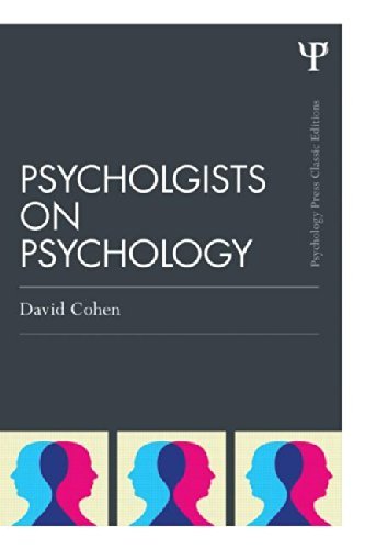 Cover for Cohen, David (writer, psychologist and filmmaker, UK) · Psychologists on Psychology (Classic Edition) - Psychology Press &amp; Routledge Classic Editions (Paperback Book) [Classic edition] (2014)