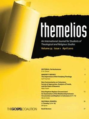 Themelios, Volume 35, Issue 1 - D a Carson - Books - Wipf & Stock Publishers - 9781625649508 - January 27, 2015