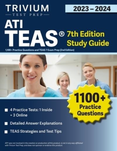 Cover for Elissa Simon · ATI TEAS 7th Edition 2023-2024 Study Guide (Book) (2023)