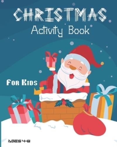 Cover for Nooga Publish · Christmas Activity Book For Kids Ages 4-8 (Paperback Bog) (2019)