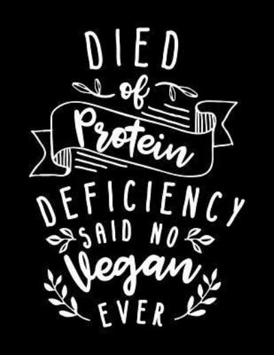 Cover for Acadelle Publishing · Died of Protein Deficiency Said No Vegan Ever (Paperback Bog) (2018)