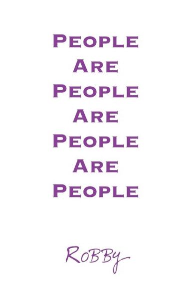 Cover for Robby · People Are People Are People Are People (Paperback Book) (2019)