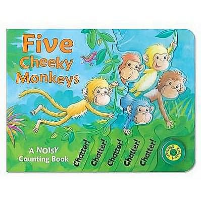 Cover for Susie Brooks · Five Cheeky Monkeys (Board book) (2009)
