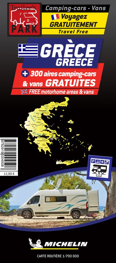 Greece Motorhome Stopovers: Trailers Park Maps - Trailers Park Maps - Michelin - Kirjat - Michelin Editions des Voyages - 9782919004508 - perjantai 4. tammikuuta 2019