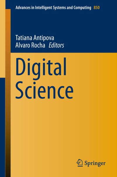 Cover for Digital Science (Book) [1st ed. 2019 edition] (2018)