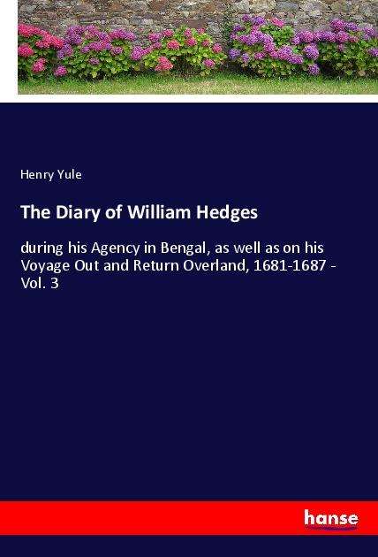 Cover for Yule · The Diary of William Hedges (N/A)