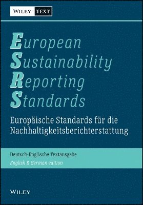 Cover for Wiley-VCH · Europaische Standards fur die Nachhaltigkeitsberichterstattung (ESRS) / European Sustainability Reporting Standards (ESRS): Deutsch-Englische Textausgabe / English and German Edition (Paperback Book) (2025)