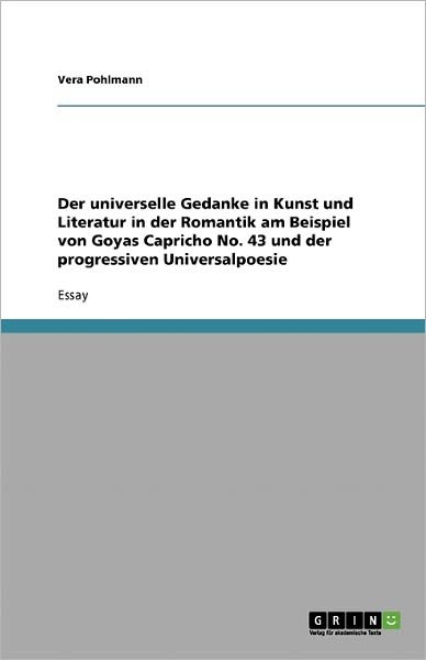 Cover for Pohlmann · Der universelle Gedanke in Kun (Bog) [German edition] (2013)