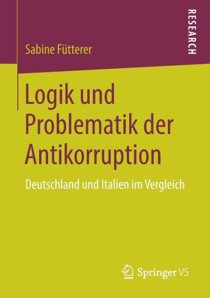 Cover for Fütterer · Logik und Problematik der Anti (Book) (2018)