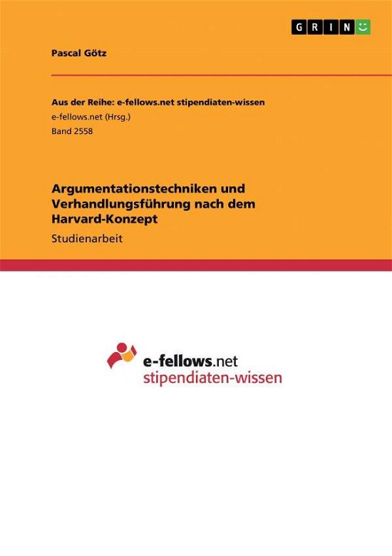 Cover for Götz · Argumentationstechniken und Verhan (Book)