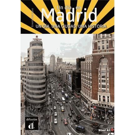 Cover for Erfahre mehr · Un día en Madrid (Un día en ... nivel A1) (Book) (2023)