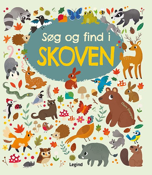 Cover for Søg og find i skoven (Cardboard Book) [1st edition] (2023)