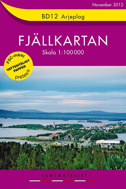 Cover for Lantmäteriet · Fjällkartan BD: Arjeplog (Hardcover bog) (2012)