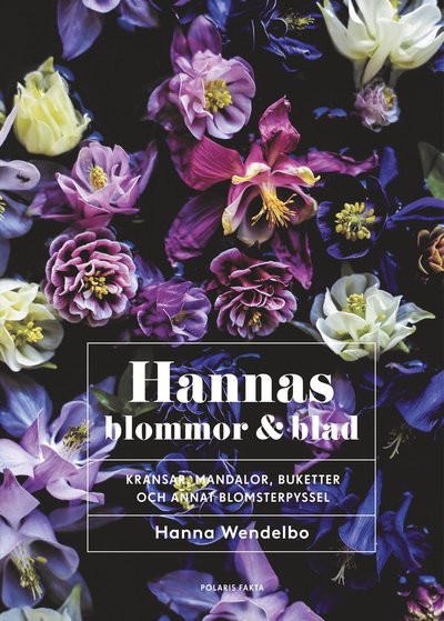 Cover for Hanna Wendelbo · Hannas blommor &amp; blad : Kransar, mandalor, buketter och annat blomsterpysse (Book) (2022)