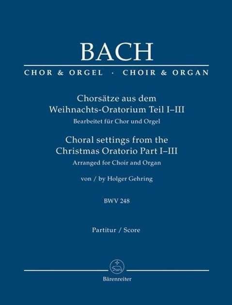 Cover for Bach · Chorsätze.Weihn.Orat,Ch+Org.BA7525 (Bog)