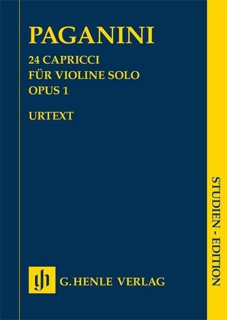 Cover for Paganini · 24 Capricci für Violine solo O (Buch)