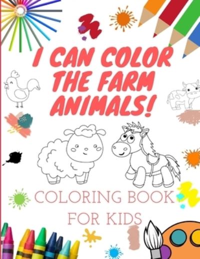 Cover for Fati Ppt · I can color the farm animal! Coloring book for kids (Paperback Book) (2021)