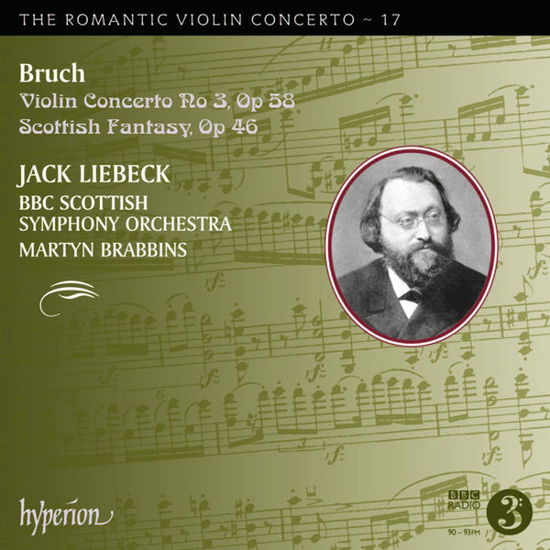 Bruchviolin Concerto No 3 - Liebeckbbc Ssobrabbins - Musikk - HYPERION - 0034571280509 - 29. september 2014