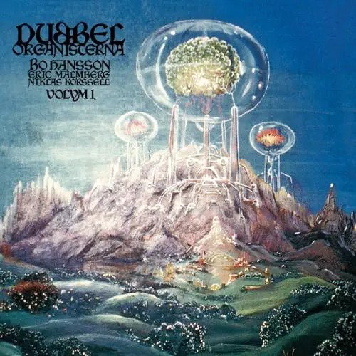 Cover for Dubbelorganisterna · Volym 1 (DELUXE EDITION, PSYCHEDELIC SPLATTER VINYL) (LP) [Deluxe edition] (2024)