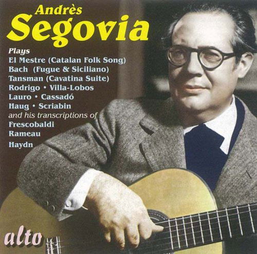 Various Guitar Works - Andres Segovia - Music - ALTO - 0894640001509 - March 10, 2009