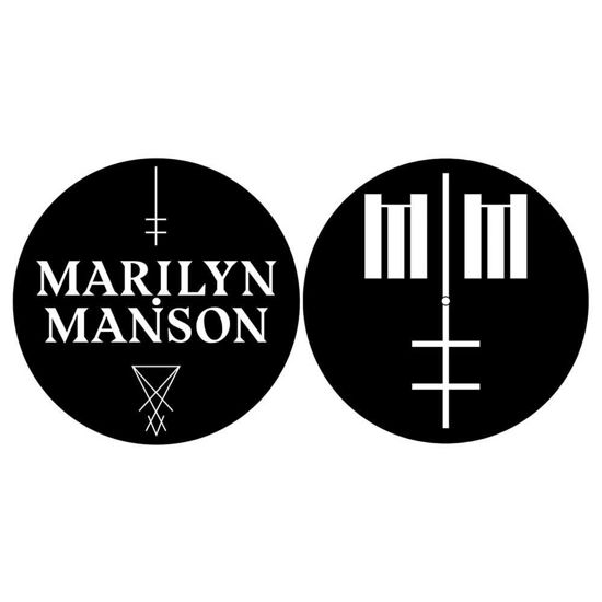 Cover for Marilyn Manson · Marilyn Manson Turntable Slipmat Set: Logo / Cross (VINIL) (1980)