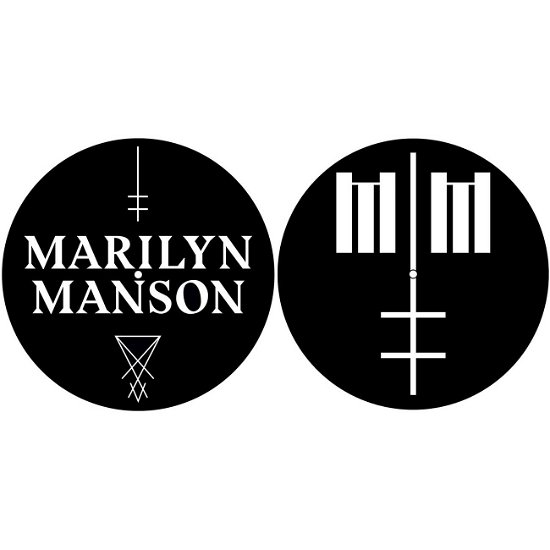 Cover for Marilyn Manson · Logo / Cross (Vinyltilbehør)