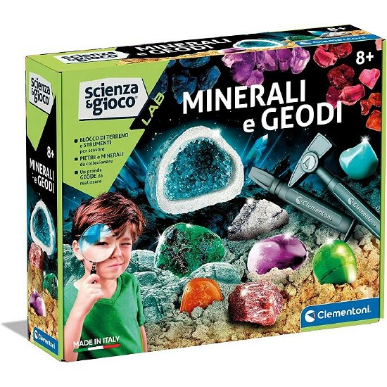 Clementoni Scienza E Gioco Minerali E Geodi Made In Italy - Clementoni - Merchandise - Clementoni - 8005125193509 - 