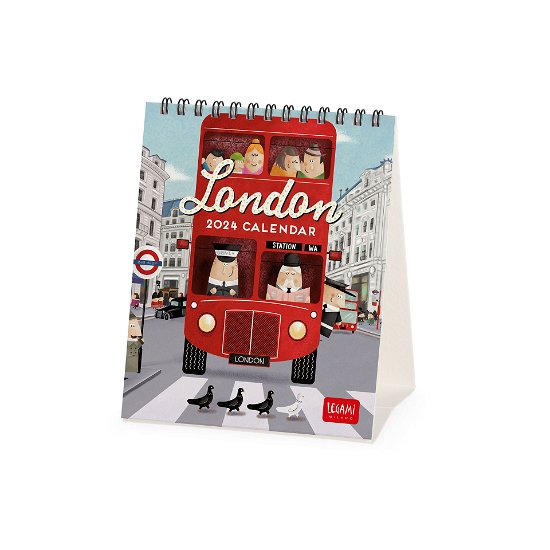 Cover for Legami · Desk Calendars - 2024 Desk Calendar - London -12x14.5 - Cities (Paperback Bog) (2023)