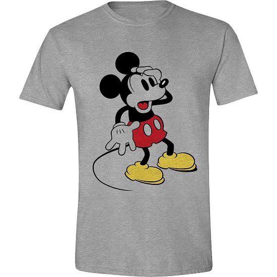 Cover for Disney · T-shirt - Mickey Mouse Confusing Face (MERCH) [size S] (2019)