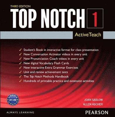 Cover for Joan Saslow · Top Notch 1                3/e Active Teach         381050 (PC) (2015)