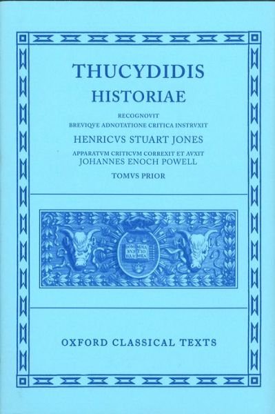 Cover for Thucydides · Thucydides Historiae Vol. I: Books I-IV - Oxford Classical Texts (Inbunden Bok) [2 Revised edition] (1963)